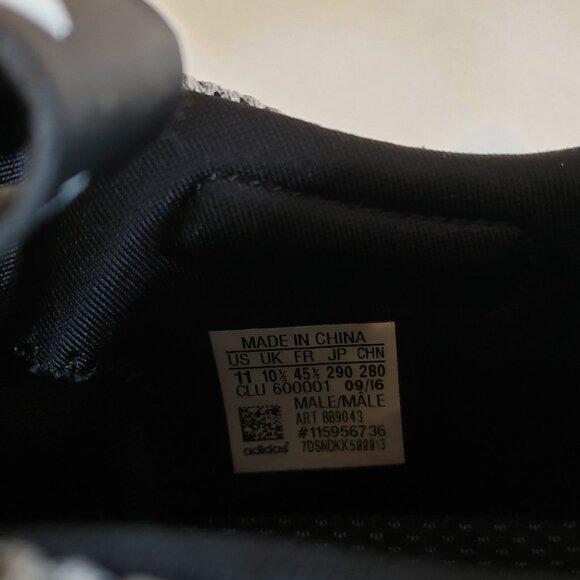 AlphaBounce Engineered Mesh 'Core Black' Men's Size 11 - Picture 6 of 7